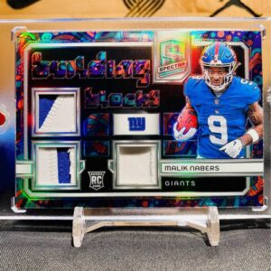 Malik Nabers 2024 Panini Spectra Building Blocks “Psychedelic” 1/5