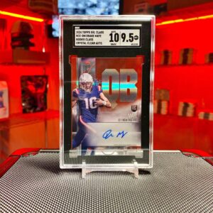 Drake maye signature class crystal clear auto SGC 9.5|10